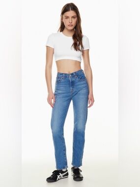 Levis wedgie Straight Jeans blue size 30 EUC